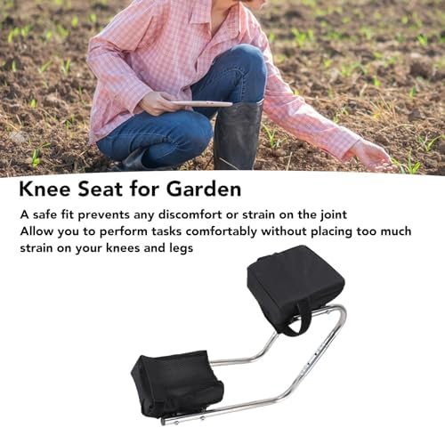Knee Seat, Kneeseat Labor Saving Knee Seat for Garden, Knee Seat Brace Stainless Steel Kneeseat Construction Kneeseat Ks Ergonomic Knee Ankle Support Gardening Tool