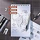 Nicpro 3 Stück Metall Druckbleistift Set, Kunst Bleistifte 0.7 mm mit 6 Dosen HB Bleistiftminen, 3 Radiergummis, zum Schreiben, Zeichnen und Skizzieren von Künstlern