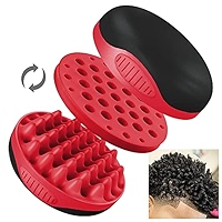 Curly Hair Brush, Foam Barber Brush Wave Brush For Men With Big Holes For Men Women Curls - View #11