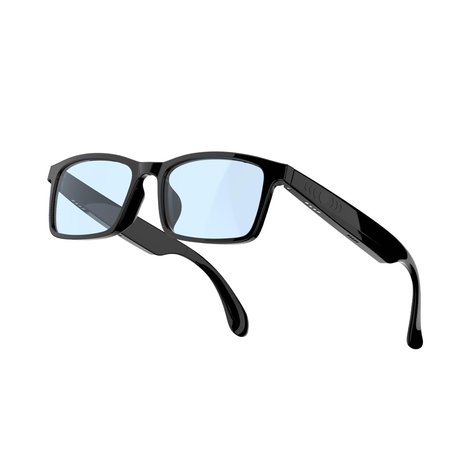 Bluetooth Audio Smart Blue Light Glasses for Men & Women, Blue Light Filtering & Open Ear Sound Smart Glasses with Mic & Speakers - Touch & Voice Assistant Compatible for Office,Music,Answering Calls