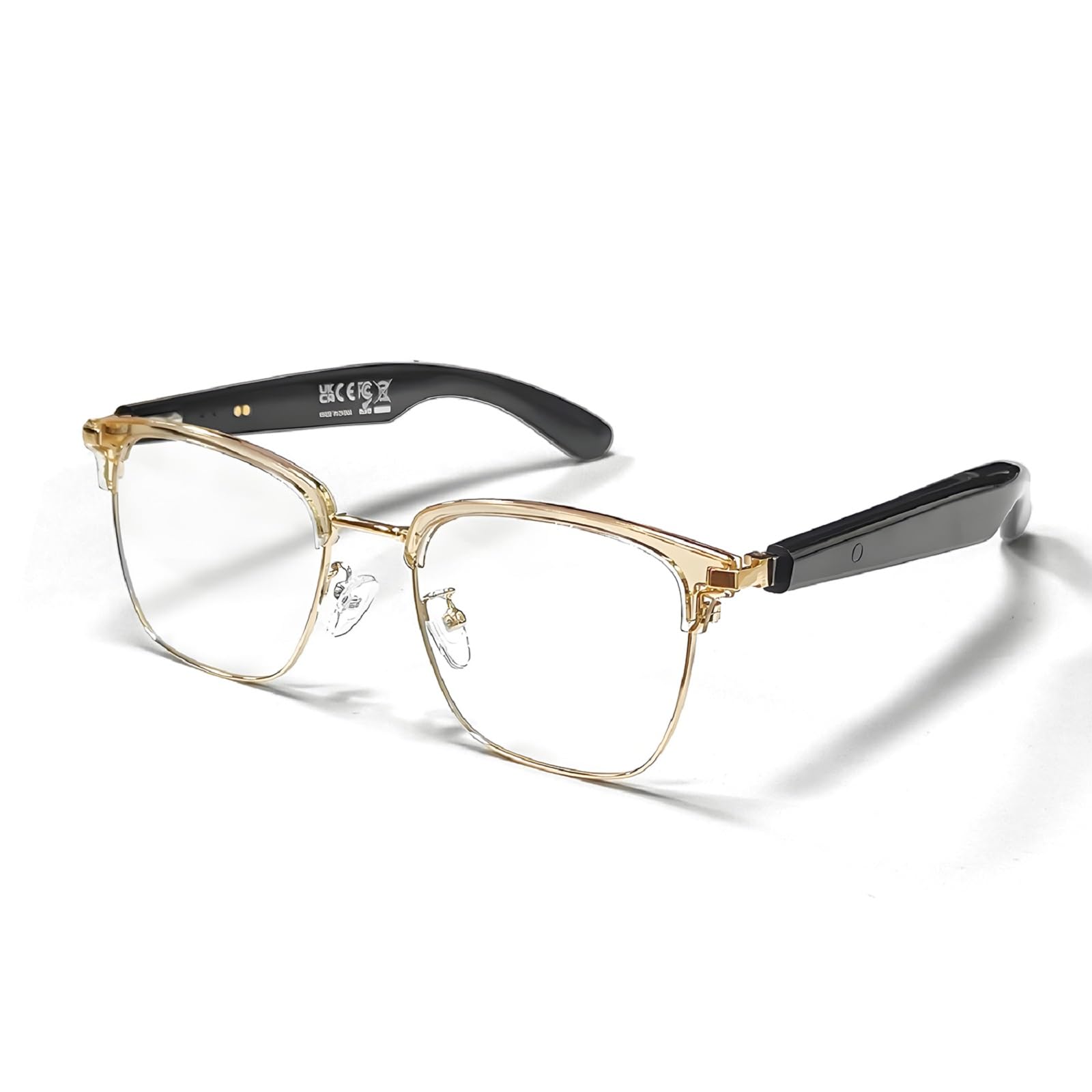 Yihou Smart Bluetooth Glasses for Men Women with Speakers Gold Headphone Audio Music Blue Tooth Glasses Bluetooth Eyeglasses-image-42