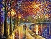 afremov Spirits by The Lake - Paint by Numbers Kit by Leonid Painting - Acrylic Paints, Magnifier, and Brushes for Adults and Kids Beginner (30 * 40cm/12 * 16inch No Frame) #2
