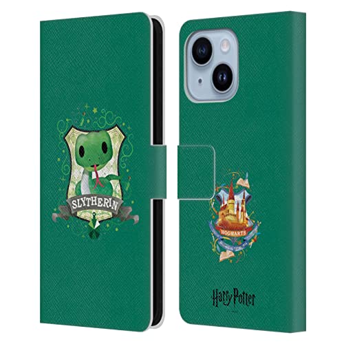 Housse iPhone 14 Plus Harry Potter Slytherin pour organiser vos sorties en style
