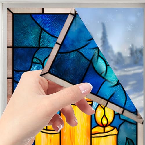 Película estática para ventana muñeco de nieve 17.5×39.7 in miniatura 4