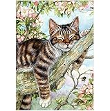 Snowplanet YNC Diamond Painting Cat- Full Drill Diamond Art,5d Diamond Painting Kits, Round Rhinesto