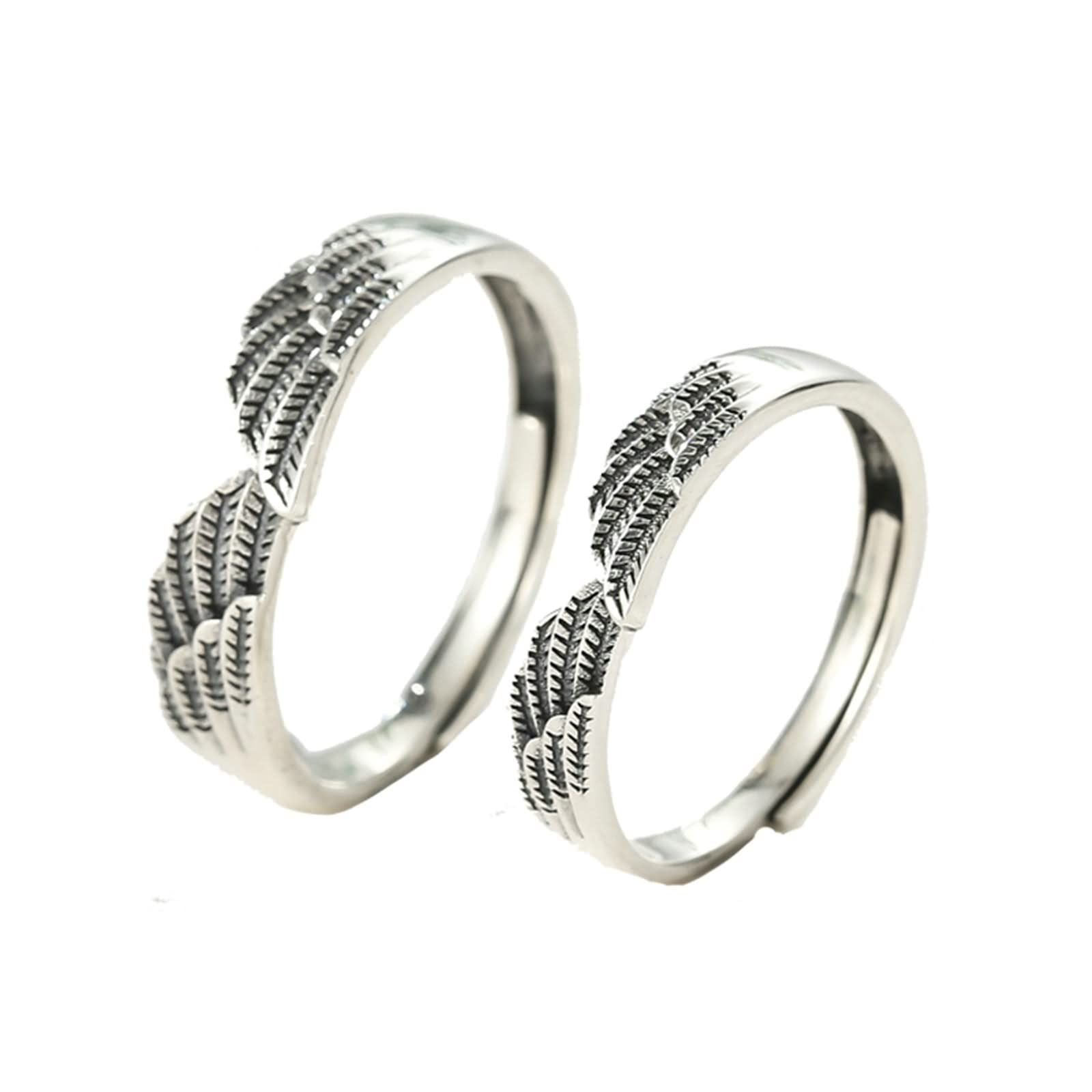 Ringe aus Sterlingsilber, Ring für die Beste Freundin, Engelsflügel, Silber, kleine Geschenksets für Frauen