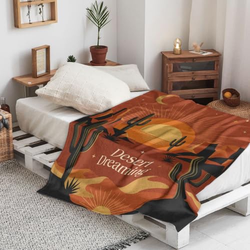 Couverture cactus esthétique design moderne literie et canapé chic - 5