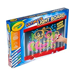 Crayola Ultimate Light Board (Red), Kids Light-Up Tracing Pad, Kids Toys, Gift for Boys & Girls, Drawing Light Box, Ages 6+ [Amazon Exclusive]