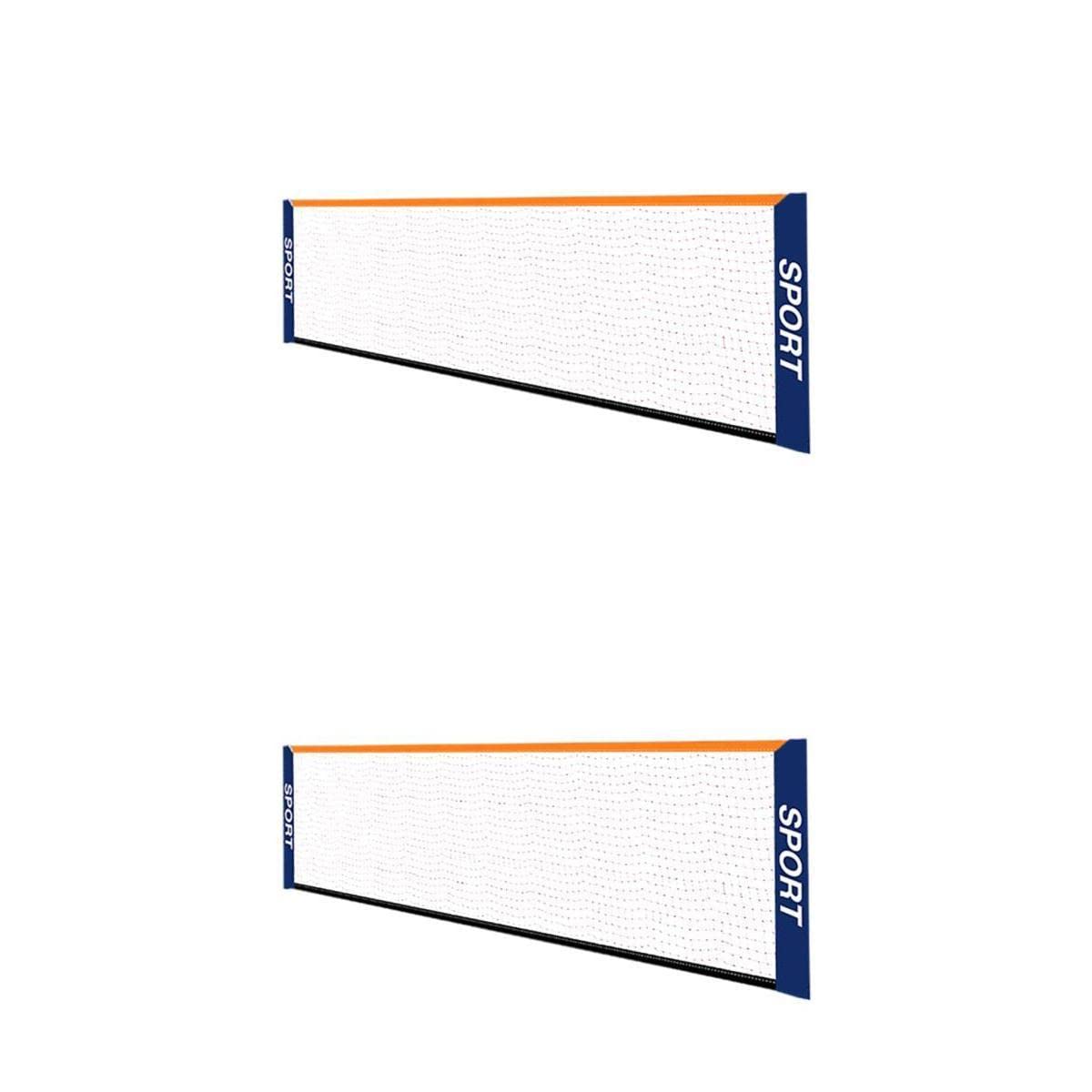 calandis CALANDIS™ 2Pcs Professional Standard Badminton Net Volleyball Training Sport 4.1M+5.1M | Badminton | Tennis & Racquet Sports-picture-2