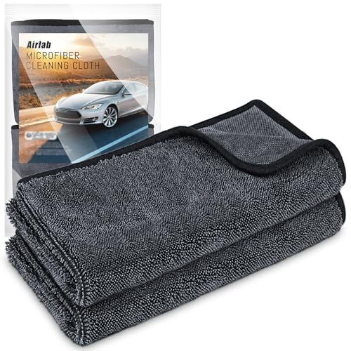 Airlab Microfiber Towels for Cars Wash Drying...