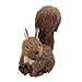 Toddmomy Squirrel Figurine Christmas Squirrel Tabletop Decoration Squirrel with Pine Cone Decor