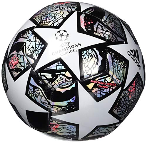 adidas Bola de futebol UCL Istambul Treinamento branco/multicolorido/preto/vermelho solar 5