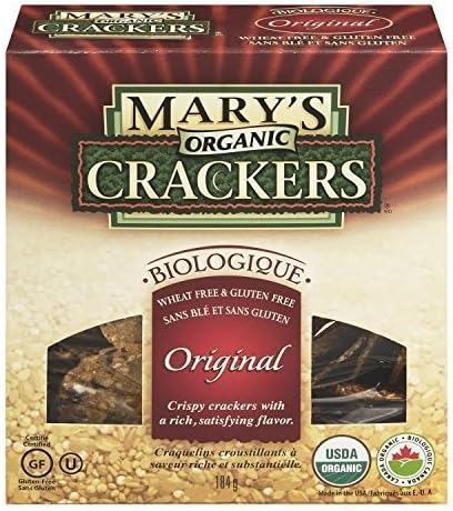 MARYS GONE CRACKERS CRACKER GF ORGNL ORG, 6.5 OZ, PK- 12