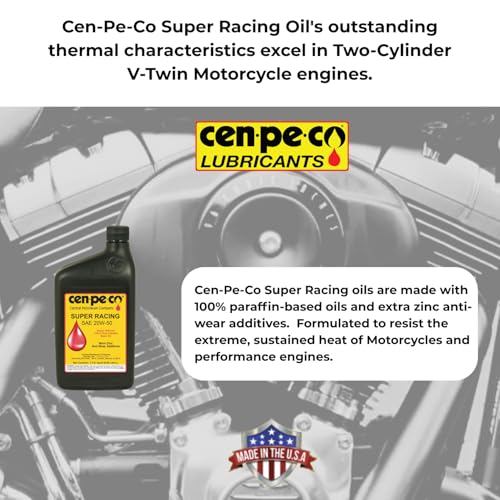 Aceite para motor 20W-50 Super Racing 1 cuarto miniatura 7