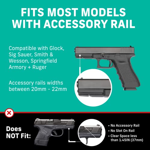 Defendtek Tactical Gun Flashlights - Compact, Rail-Mounted Led Light For Shotgun, Pistol, Rifle And Handgun - Weapon And Gun Accessories - Dt-M1C﻿ #TOP6