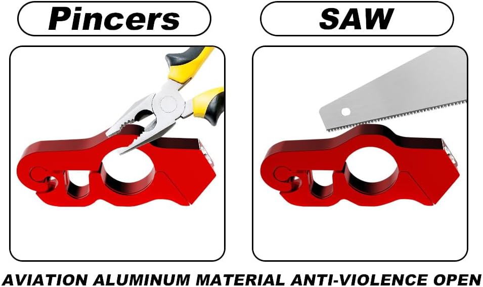 Miniatura 7 de Bloqueo de manillar de motocicleta, accesorios de seguridad antirrobo para motocicletasbicicletas deportivasbicicletas eléctricasscooters, bloqueo