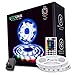 Produktbild LOOUMA LED Strip 10M, RGB LED-Streifenlicht, Ideal Beleuchtung Dekoration, Haus, Arbeitsplatz, Schlafzimmer, Küche, Party, Bar. Farbwechsel LED Band, IR Fernbedienung [Energieklasse A]