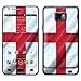 Displayschutz@FoliX - atFoliX Fútbol 2012 Diseño Skin Pegatina"Bandera Inglaterra" para Samsung Galaxy S2 i9100