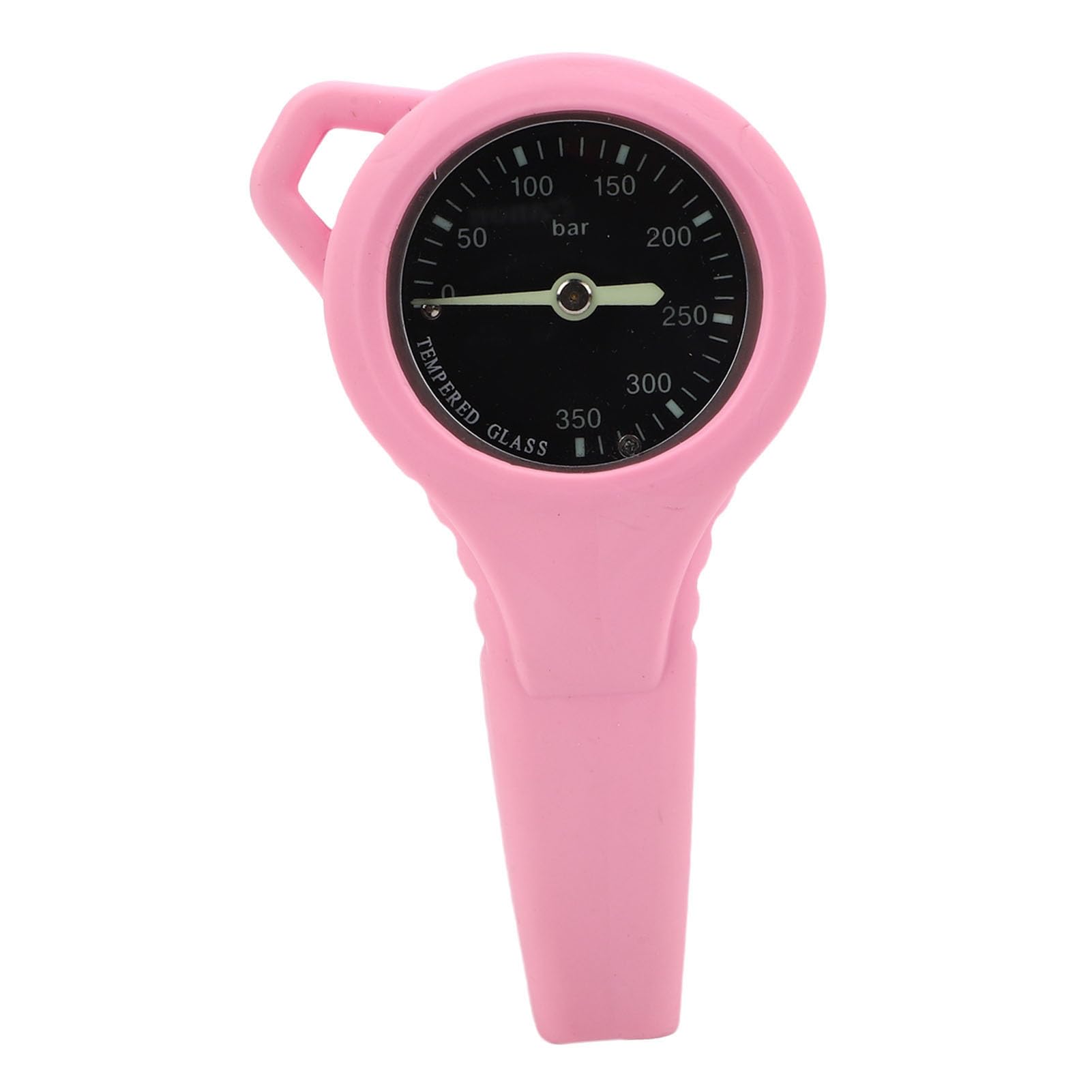 Changor Manometro Luminoso per Immersioni Subacquee Misuratore Affidabile per la Misurazione Subacquea di Sicurezza e Precisione 1 Immersione per Subacquei di Tutti i Livelli Acciaio/ (Rosa)