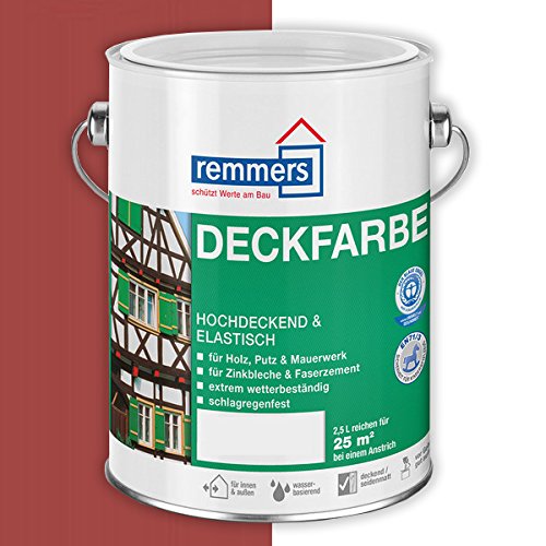 Remmers Deckfarbe (10 l, schwedischrot)