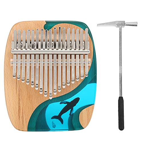 Piano à pouce Kalimba 17 touches, instrument de musique Kalimba pouce baleine 17 touches avec autocollant pour enfants… - Les Beatles, Paul McCartney, John Lennon, RIngo Starr, George Harrison Piano à pouce Kalimba 17 touches, instrument de musique Kalimba pouce baleine 17 touches avec autocollant pour enfants… – Image 8