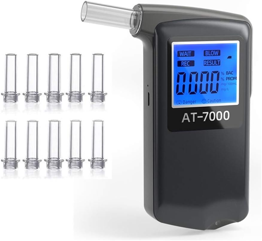 Rechargeable Breathalyzer,[FDA Certification] Furhead Portable Professional Breath