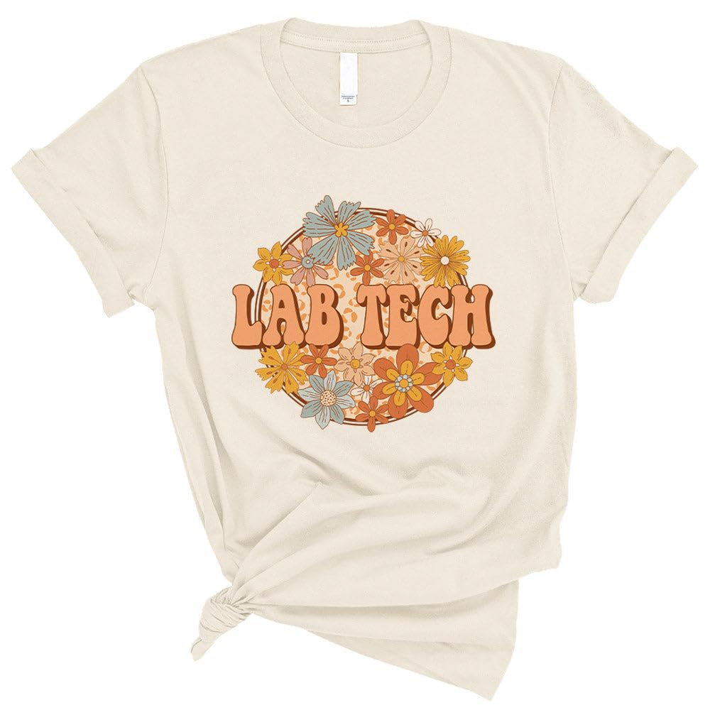 Floral Lab Tech Shirt Unisex