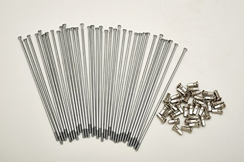 Rayons et nipples 3,0 mm x 230 mm droits pour réparation de roue