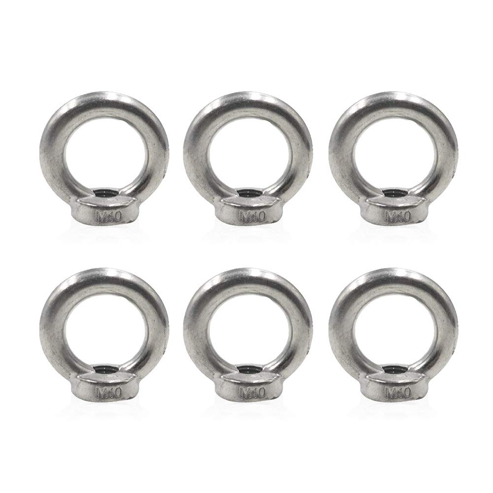 LependorRing Shape Lifting Eye Nut 304 Stainless Steel Hardware Ring Shaped Female Lifting Eye Nut
