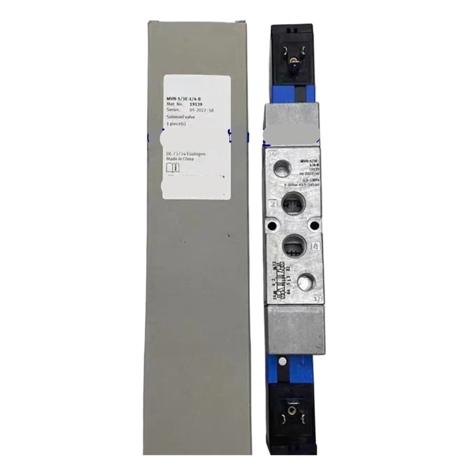 NACODLUL 1PCS Solenoid Valve MVH-5/3G-1/4-B 19138 MVH-5/3E-1/4-B 19139(MVH-5-3E-1-4-B 19139)
