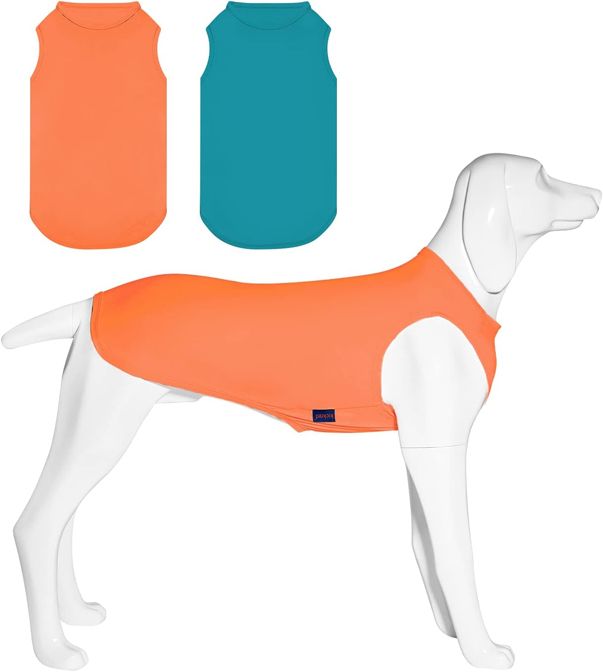 Kickred 2 Pack Dog Shirts, Ice Pet Vest Dog Clothes for Instant Cooling