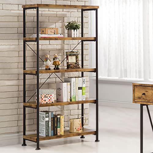 Coaster Home Furnishings Bookcase, Antique Nutmeg And Black #TOP1