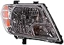Evan Fischer Headlight Assembly Compatible with 2009-2018 Nissan Frontier Halogen CAPA Passenger Side