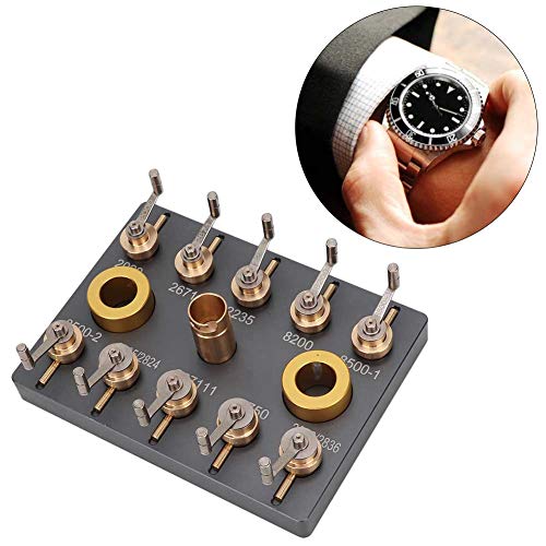 Qiterr Watch Mainspring Winder Repair Tools, Alloy Steel Watch Winding Tool Accessories Wristwatch Repairing Kit #TOP5
