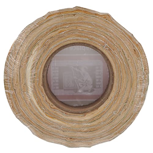 Image of Rutland Fireplace Insert Insulation Fiberglass Strip, Self-Adhesive 1-1 /2 inch x 10' Roll, White-Yellow High Temperature Fiberglass Gasketing for Sealing Insert Flange & Masonry Walls