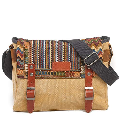 CHEORLIANTendencia Retro Bolso De Hombro Estilo Étnico Bolso Cruzado Diagonal Bolso Casual...