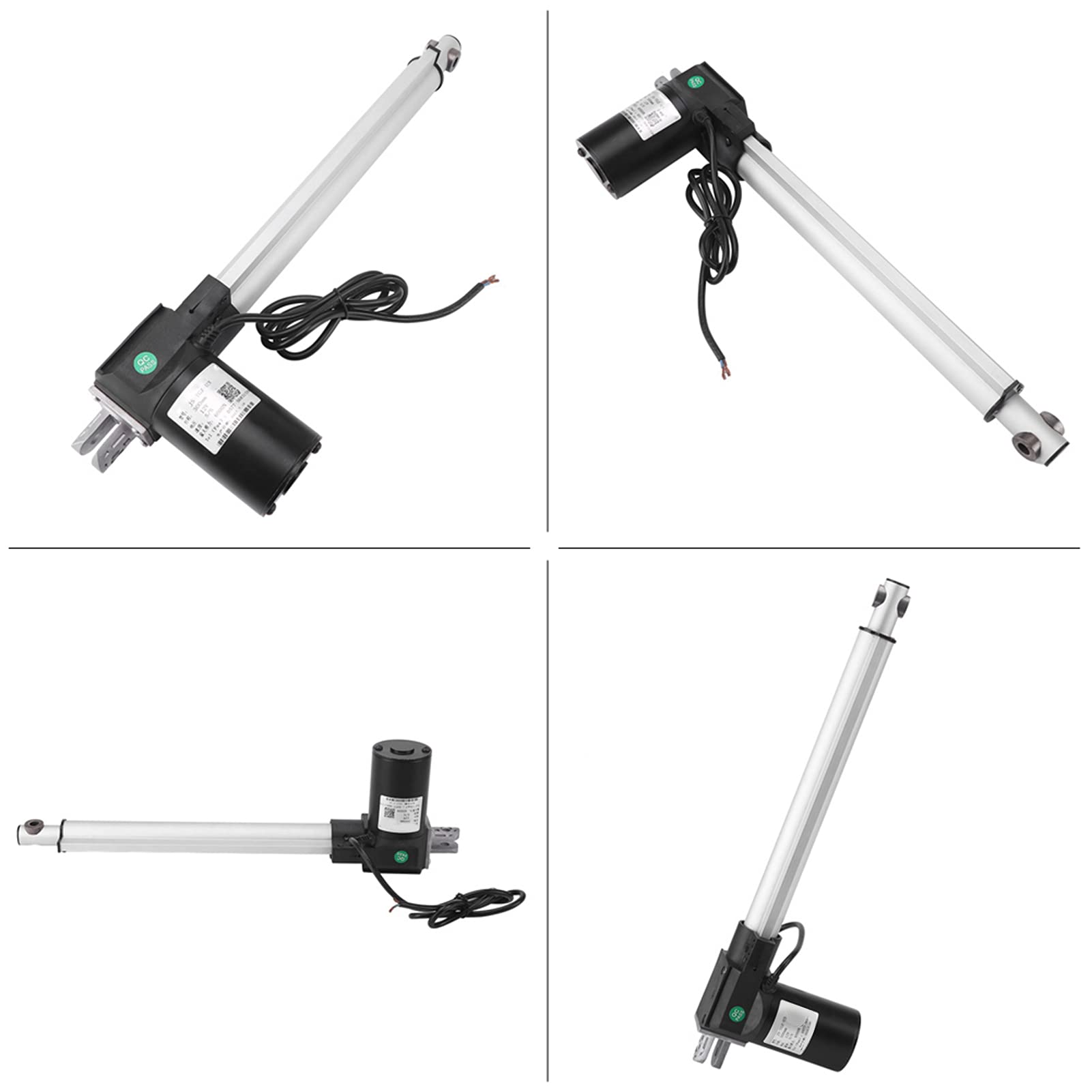 Ejoyous Linearantrieb 12V DC, 6000N/4000N Elektromotor, Verstellantrieb für Auto Möbel Medizinische, Linearer Stellantrieb