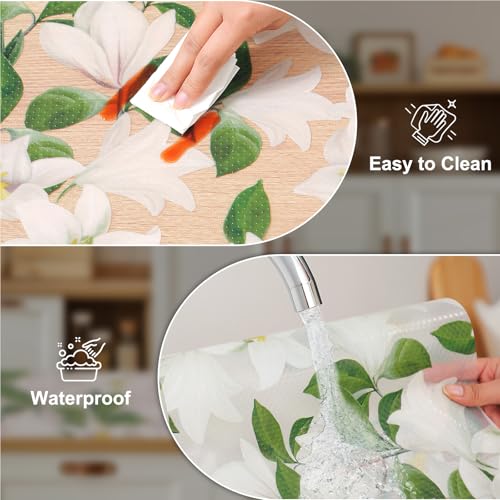 Image of Cooyes Shelf Liner - Premium Non-Adhesive Cabinet & Drawer Liner for Kitchen - Waterproof Shelf Paper with Modern Pattern - Durable EVA Cabinet Mat - Easy to Cut (12 inch W x 120 inch L)