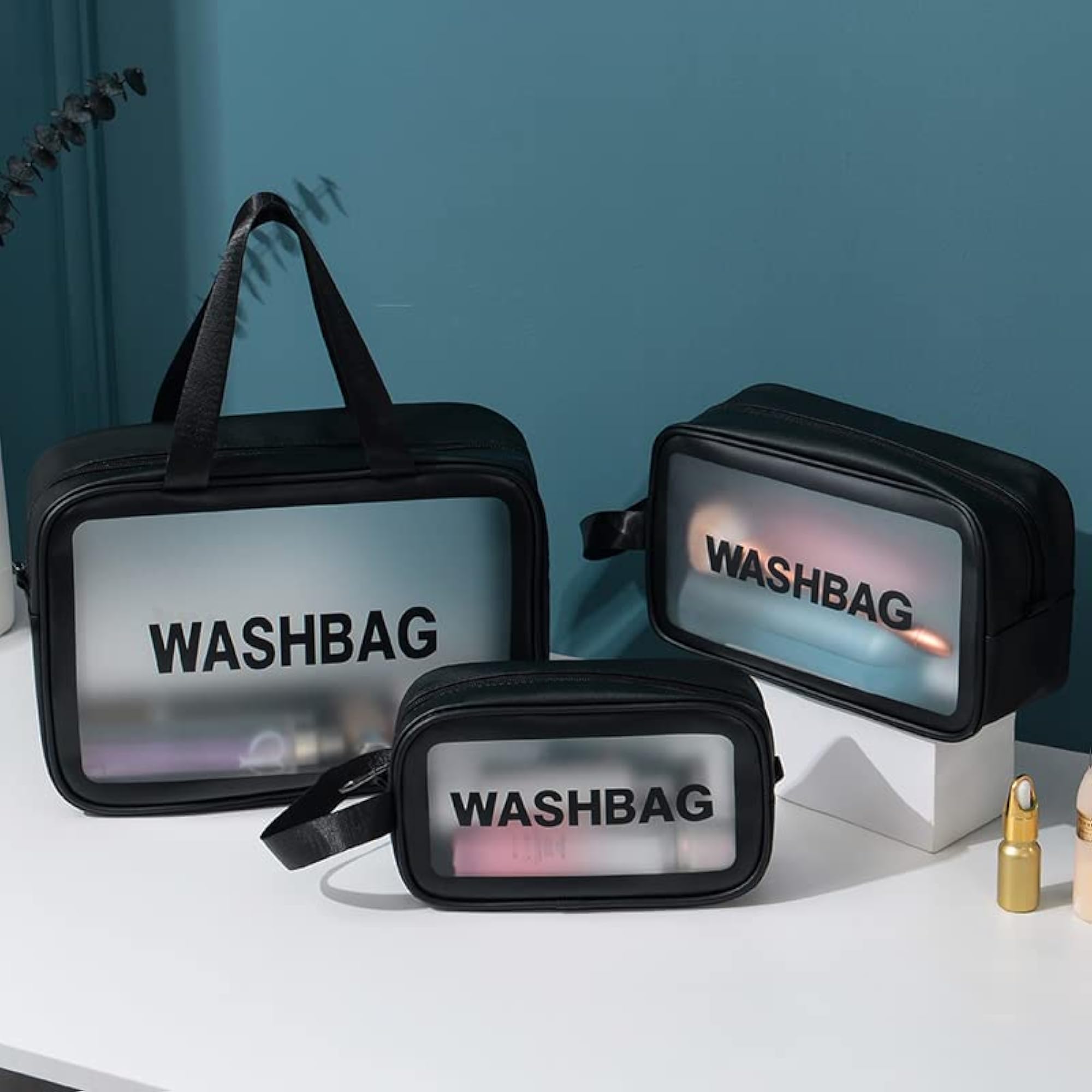 Toiletry Bag for Travel, Compact Toiletries Organizer