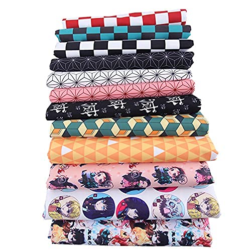 Amazon | DELAR 鬼滅の刃 生地 布 はぎれ 12枚入り 25*20cm 炭治郎 禰 Amazon | DELAR 鬼滅の刃 生地 布 はぎれ 12枚入り 25*20cm 炭治郎 禰