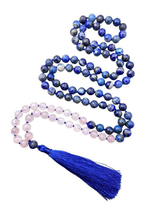 Collier de prière Mala 8 mm pour apaiser le stress et retrouver le calme