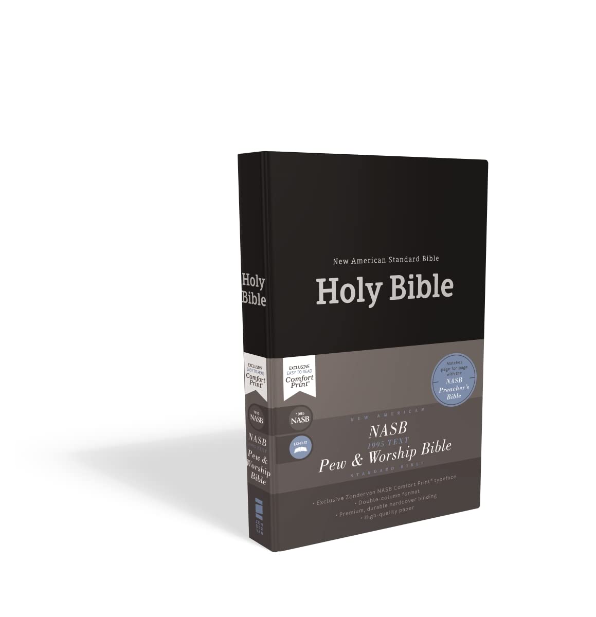 Nasb, Pew and Worship Bible, Hardcover, Black, 1995 Text, Comfort Print
