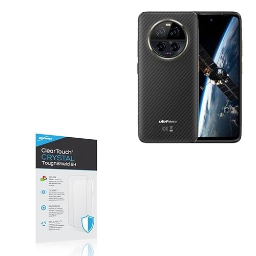 BoxWave Screen Protector Compatible with Ulefone Armor 23 Ultra - ClearTouch Crystal ToughShield 9H (2-Pack), Clear 9H Tough Flexible Film Screen Protector