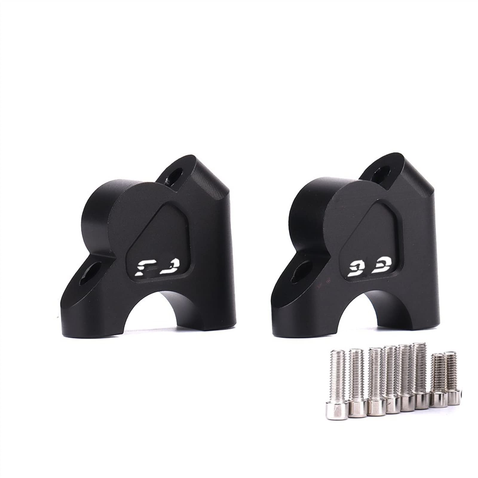 Riser Manubrio 32mm Per BMW R1200GS / R1250GS – Alza 30mm E Arretra 25mm, In Alluminio CNC Anodizzato