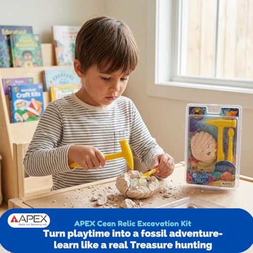 Image of APEX Ocean Relic Kit 1 Surprise Excavation Toy for Kids 5+