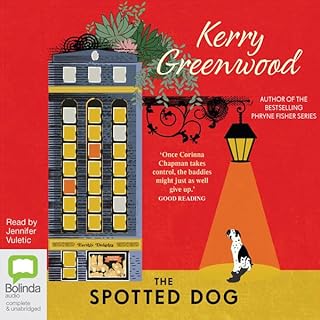 Diseño de la portada del título The Spotted Dog