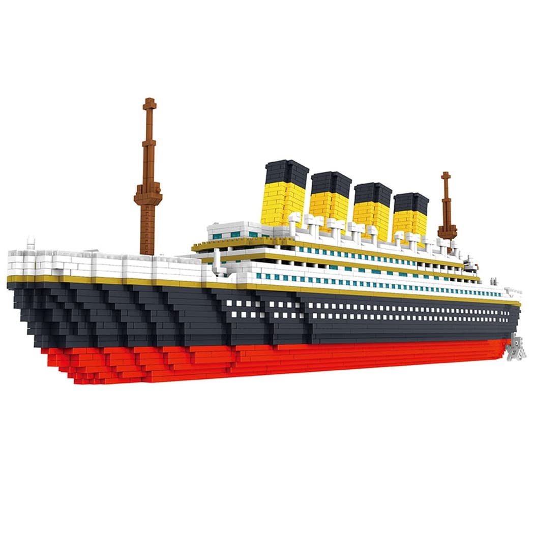 -Atomic Building Miniature Blocks 3800 Pieces Titanic Transatlantic Scale Model