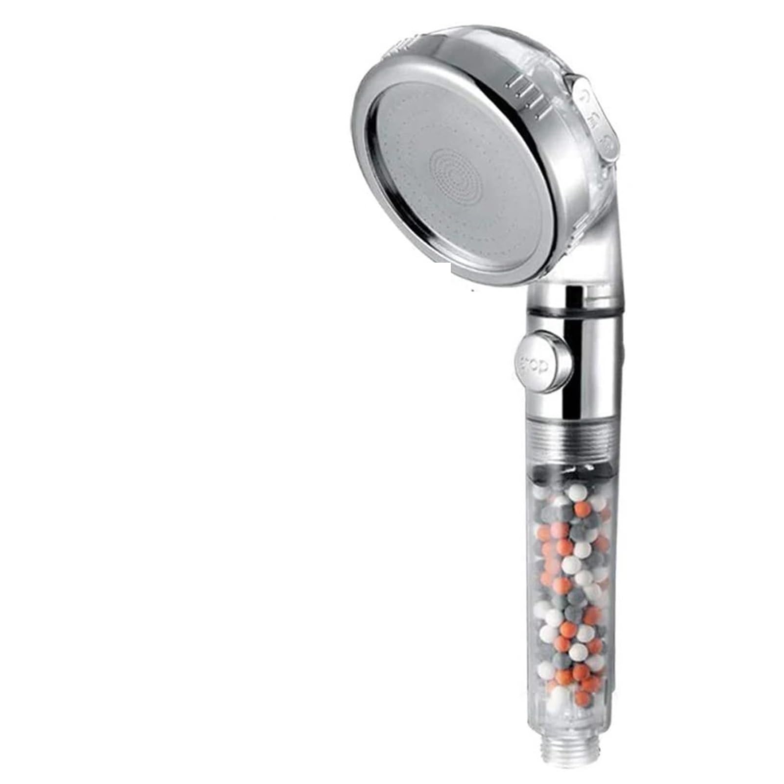 Mqfbnnp Shower And Refill Shower Head Shower Head High Pressure Water Saving With On/Off Switch Stop Button 3 Modes Handheld Bathroom Showerheads(Shower And Refill)