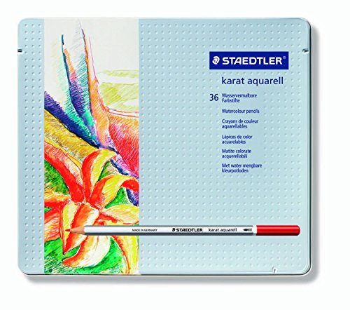 Crayons de couleur Staedtler karat 36 pièces multicolores beaux-arts