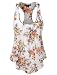 LE3NO Womens Lightweight Loose Fit Racerback Tank Top